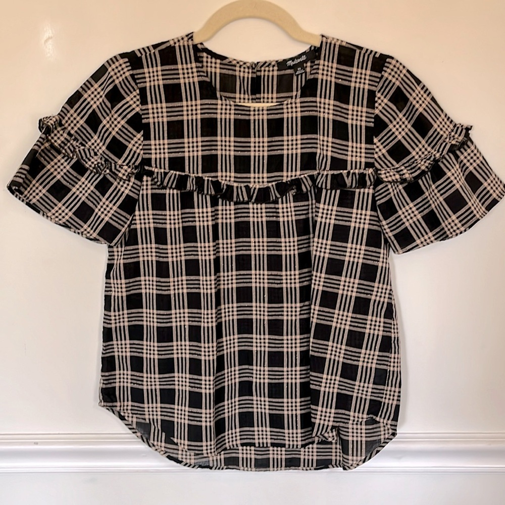 Madewell Plaid Blouse